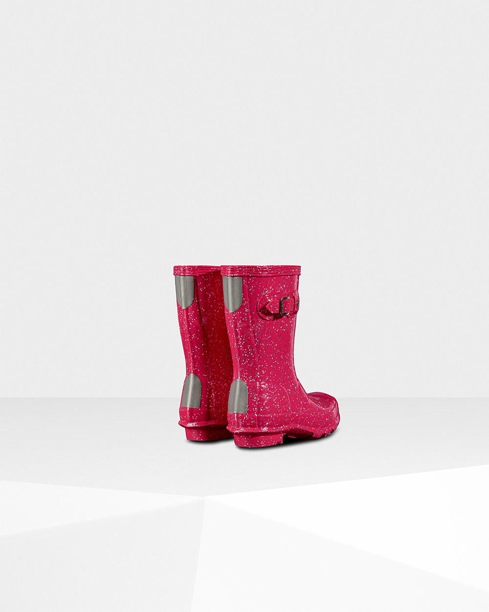 Regenlaarzen Kinderen - Hunter Original Little Giant Glitter - Roze - 89OMWDEBV